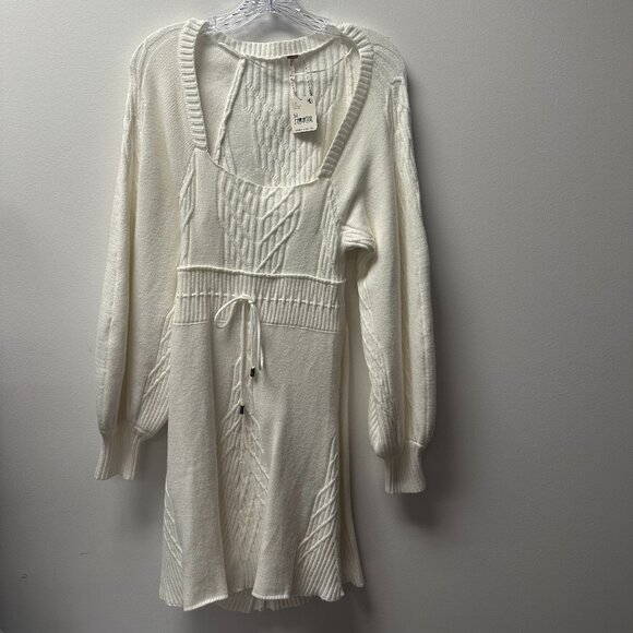 Free People Emmaline Mini Back Cut-Out White NWT!! - Picture 1 of 3